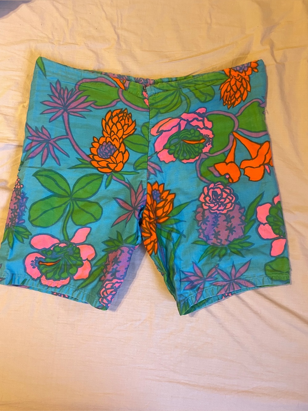 Vintage Floral Women’s Shorts or kids swim trunks like jams